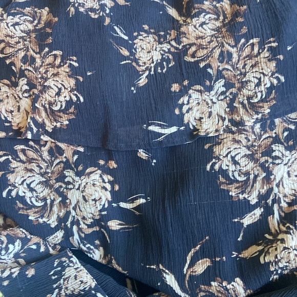 Garnet Hill Layered 100% Silk Dress Sz 14 - Picture 4 of 6